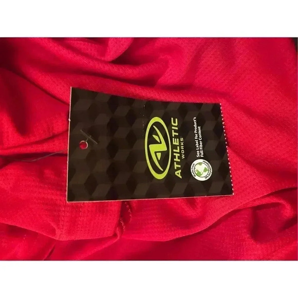 NWT Athletic Works Men's 2XL Red DriWorks Moisture‎ Wicking T-Shirt - Picture 5 of 6